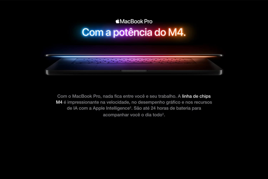 Apple MacBook Pro 2024 de 14 Polegadas com Processador M4