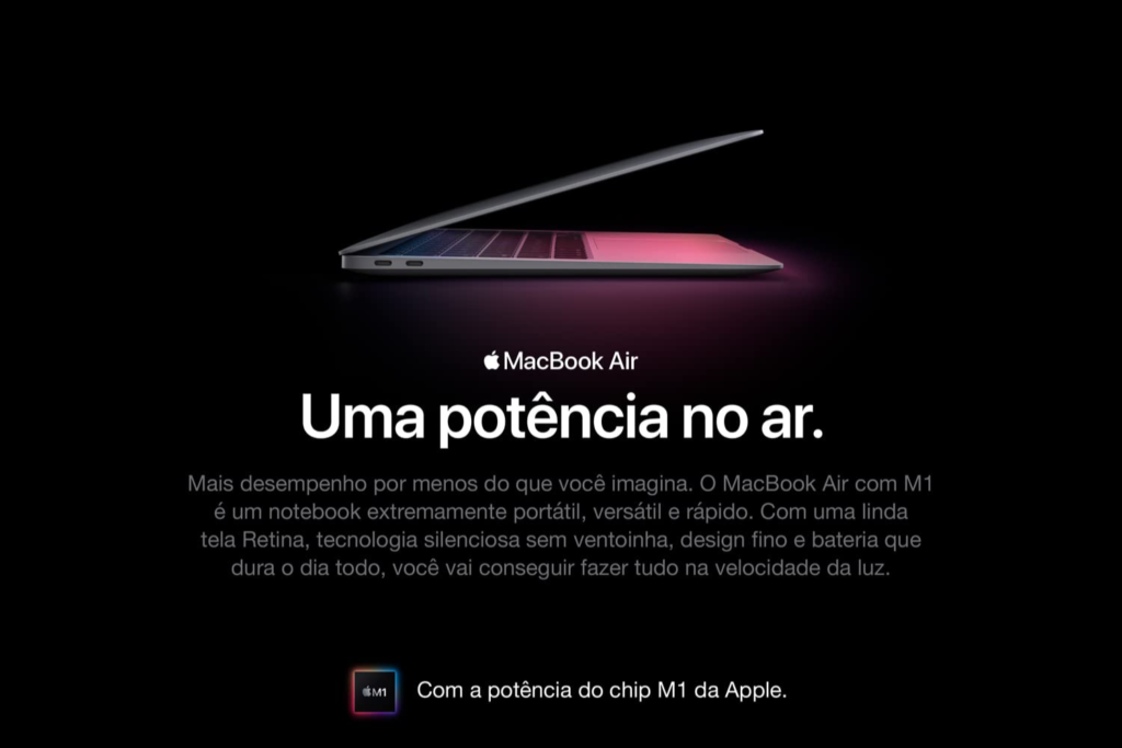 Apple MacBook Air de 13 Polegadas com Processador M1